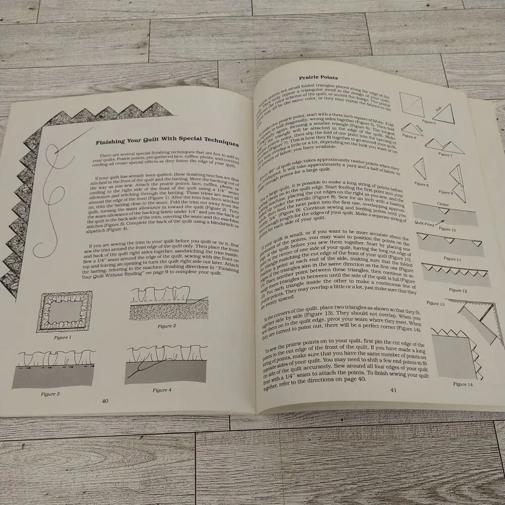 Vtg 1987 - Happy Endings Finishing The‎ Edges of Your Quilt - Patchwork Place